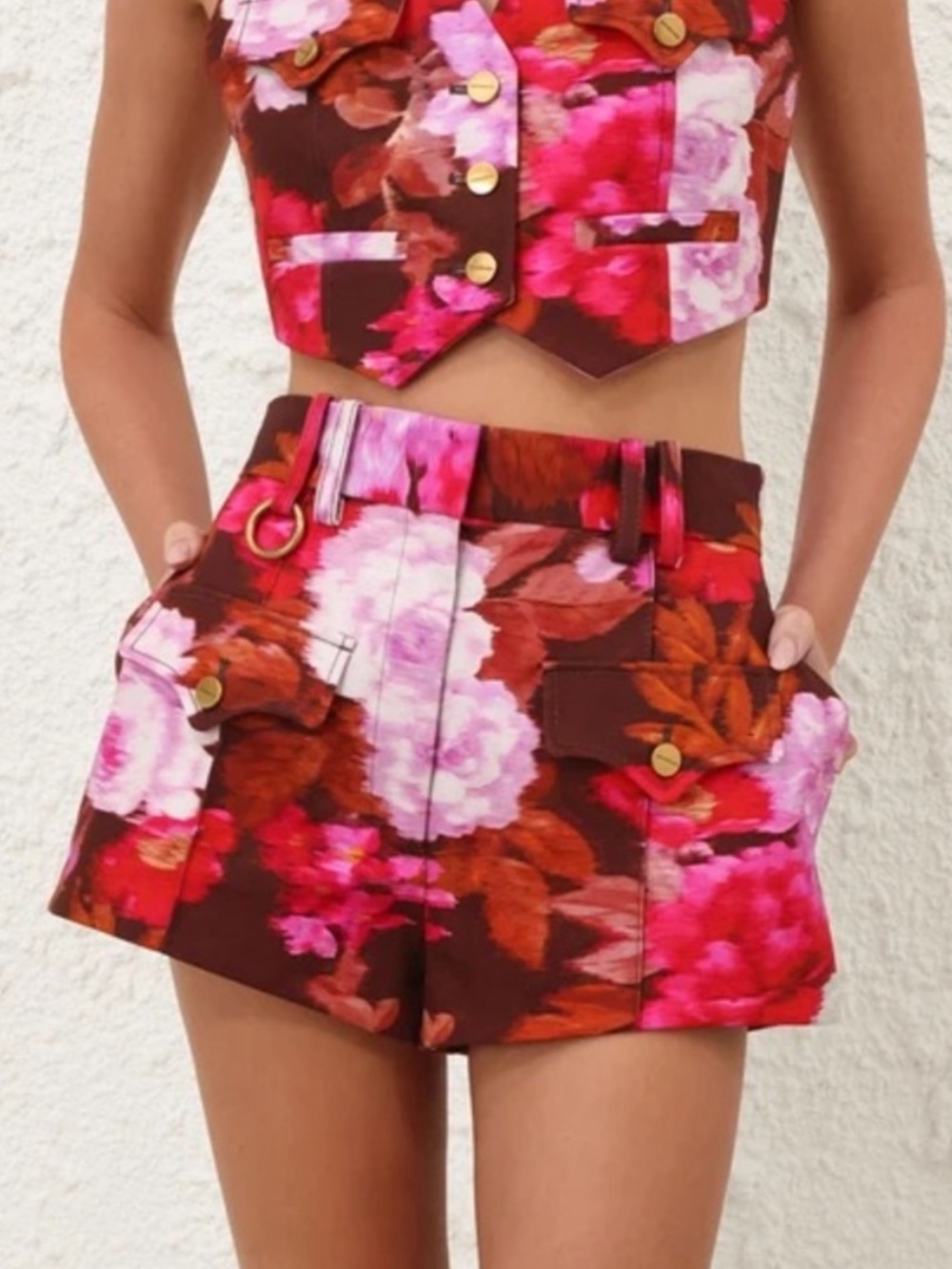 Zimmermann Luna Drill Shorts